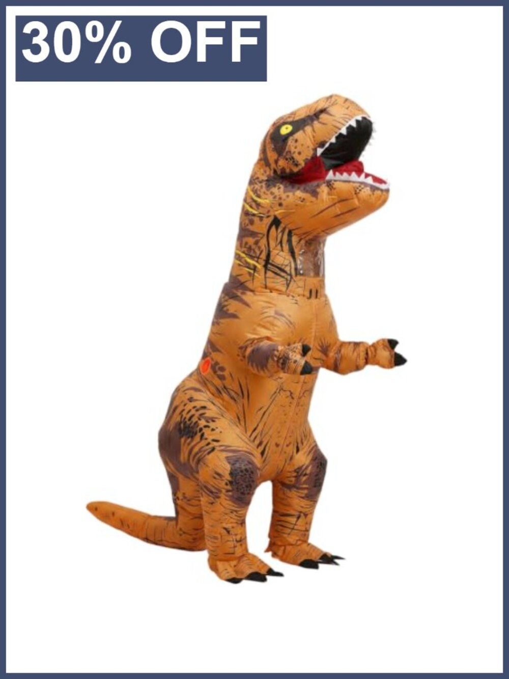 Inflatable T-Rex Costume Adult Full Body Blow Up Dino Halloween Cosplay